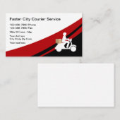 Koerier- en Messenger-service Visitekaartje (Voorkant / Achterkant)