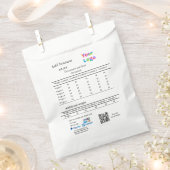 Koerier levering bedrijf details toevoegen prijs g bedankzakje (Geknipt)