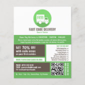 Koerier levering Logo, koerier service Adverteren Flyer (Voorkant)