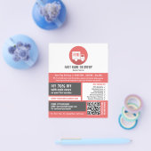 Koerier levering Logo, koerier service Adverteren Flyer (Enkel)