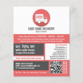 Koerier levering Logo, koerier service Adverteren Flyer (Voorkant)