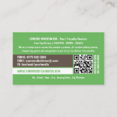 Koerier levering Logo, koeriersdienst Visitekaartje (Achterkant)