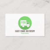 Koerier levering Logo, koeriersdienst Visitekaartje (Voorkant)