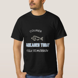 KOERIER PAKKETTEN Vandaag VIS MORGEN T-shirt