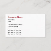 Koeriersdienst Visitekaartjes aan twee zijden (Achterkant)