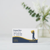 Koeriersdiensten Visitekaartjes (Staand voorkant)