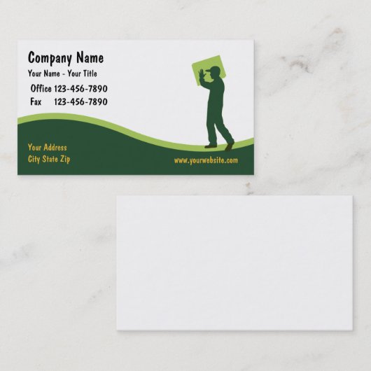 Koeriersdiensten Visitekaartjes (Voorkant / Achterkant)