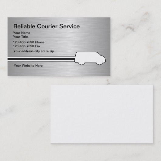 Koeriersdiensten Visitekaartjes (Voorkant / Achterkant)