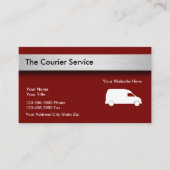 Koerierspakketbezorgingsservices Visitekaartje (Voorkant)