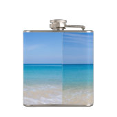 Koers alsjeblieft Funny Quote Flask Heupfles (Achterkant)