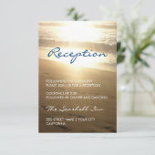 Koers bij zonsondergang - ontvangstkaart informatiekaartje (Staand voorkant)