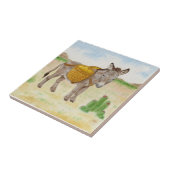 Koers met mandtegels tegeltje (Zijkant)