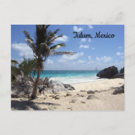 Koers van Tulum, Mexico - vakantie - zon - briefka Briefkaart