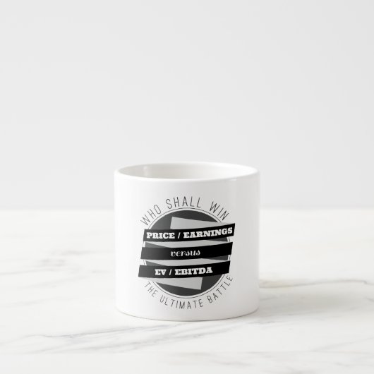 Koers-winstverhouding versus EV/EBITDA-verhouding Espresso Kop (Voorkant)