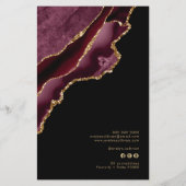 Koerslijst van Bourgogne en goudmakerij Flyer (Achterkant)