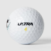 Koersstijging op de aandelenmarkt golfballen (Logo)