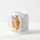 Koertz Gezinsbekleding van de Mok van de Wapens (Voorkant links)