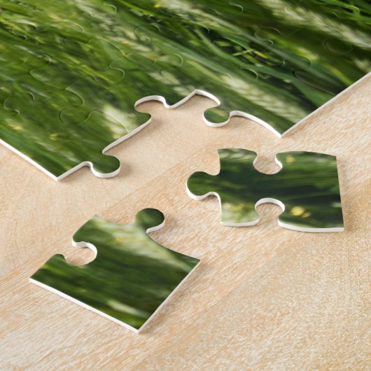 Koeshuis in Toscane met cyperen en tarwe Legpuzzel (Zijkant)