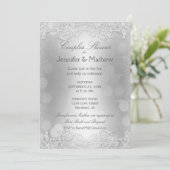 Koesschoenen | Elegant Silver Kaart (Staand voorkant)