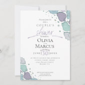 Koesschoenen | Lila mosterdblauw voor de Beach Sea Kaart (Voorkant)