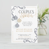 Koesschoenen | Moderne minima voor zwart en goud Aankondiging (Staand voorkant)