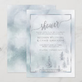 Koesschoenen | Silver Blue Winter Wonderland Aankondiging (Voorkant / Achterkant)