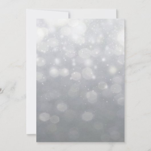 Koesschoenen | Zilver en goud Kaart (Achterkant)