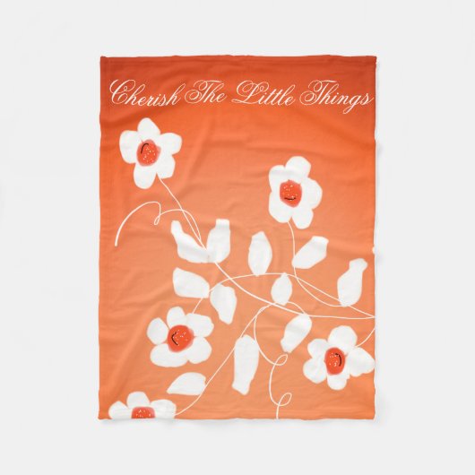 Koester de kleine dingen fleece deken (Voorkant)