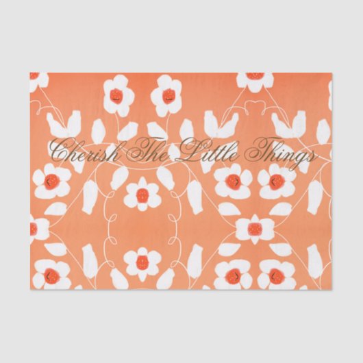 Koester de kleine dingen tissuepapier (Voorkant)