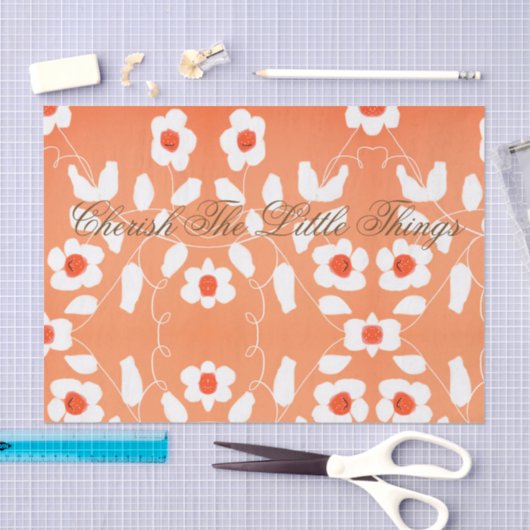 Koester de kleine dingen tissuepapier (Craft)