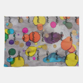 Koester een speelse en kleurrijke tijd! theedoek (Horizontaal)