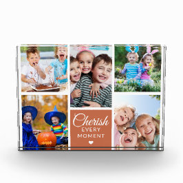 Koester elk moment Terracotta 5 Afbeelding Collage Fotoblokken