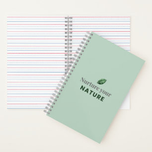 Koester je natuur minimaal motivatie notitieboek