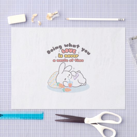 Koester je passies - een gezellige konijnenherinne tissuepapier (Craft)