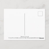 Koester me… briefkaart (Achterkant)