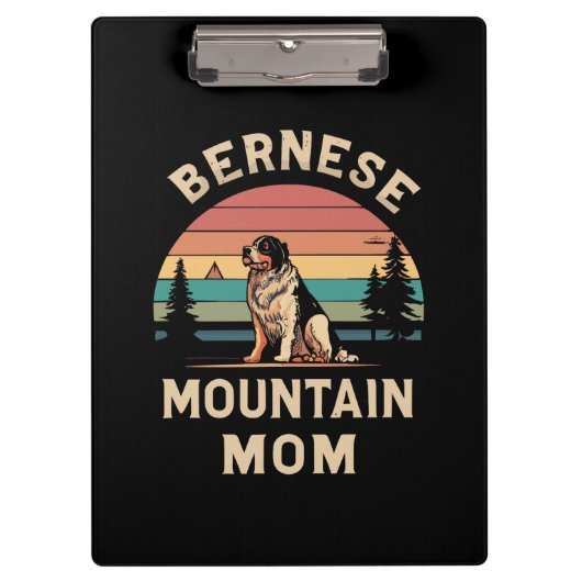 Koester uw liefde: Berner Mountain Dog Mam Klembord (Voorkant)