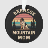 Koester uw liefde: Berner Mountain Dog Mam Ornament (voorkant)