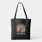Koester uw liefde: Berner Mountain Dog Mam Tote Bag (Achterkant)