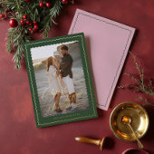 Koester vreugdevolle herinneringen avy moderne min folie feestdagenkaart