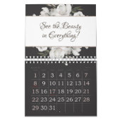 Koester Witte Bloemen Uw Aangepaste Citaten Kalender (Mar 2026)