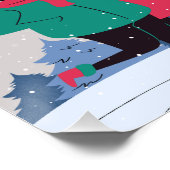 Koesterde Momenten bij Kerstmis Gedicht Perfect Poster (Hoek)