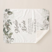 Koesteren Aan de Moeder van de Bruid Quote Sherpa Deken (Voorkant (horizontaal))