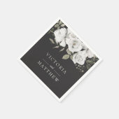  Koesteren Bloemen Bruiloft Monogram Diner Servet (Hoek)