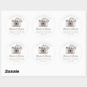 Koesteren Custom Logo Photography Business Ronde Sticker (Vel)