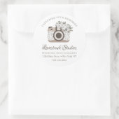 Koesteren Custom Logo Photography Business Ronde Sticker (Tas)