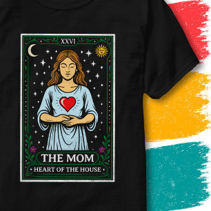 Koesterende Moeder Moederhart Mystieke Tarotkaart T-shirt