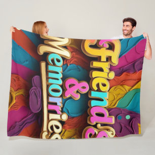 "Koesterende Vriendschap" Fleece Deken