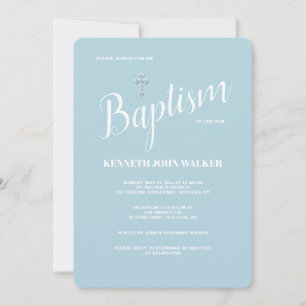 Koesterlijk kruis religieuze uitnodiging