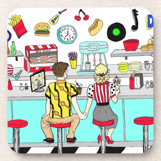 Koesverband 1950 bij de Diner Bier Onderzetter (Voorkant)