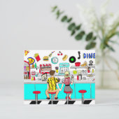 Koesverband 1950 bij de Diner Briefkaart (Staand voorkant)